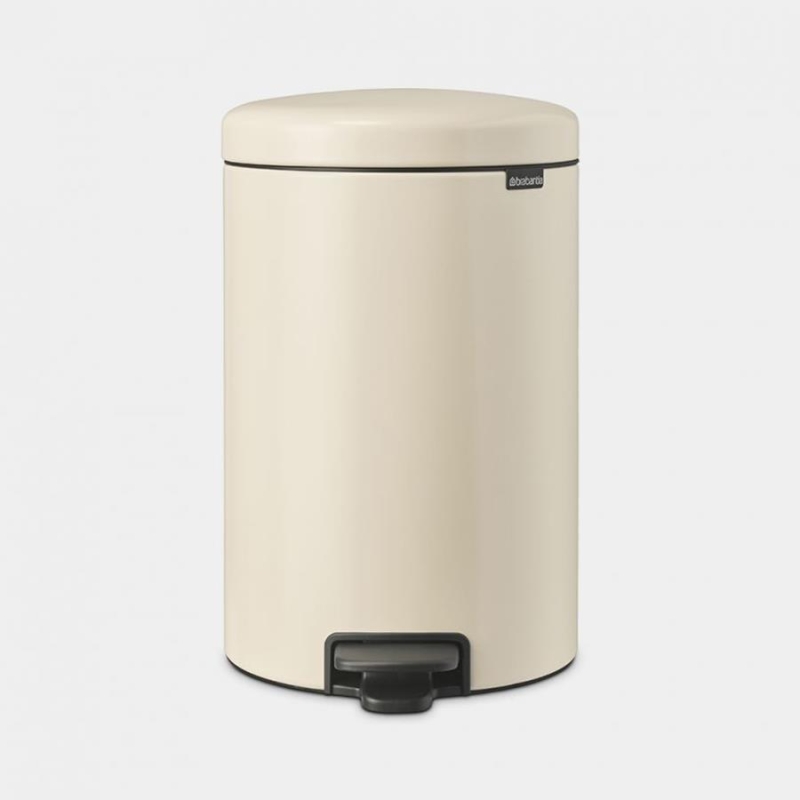 Brabantia Çöp Kutusu 20 litre Newicon Pedallı Mat Bej 149948 - 20BRA149948