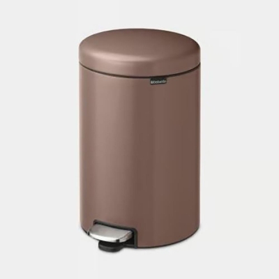 BRABANTIA - Brabantia Çöp Kutusu 20 litre Newicon Pedallı Satin Taupe 234026 (1)