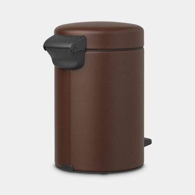 Brabantia Çöp Kutusu 3 litre Newicon Pedallı Mineral Cosy Brown 208522 - Thumbnail 20BRA208522