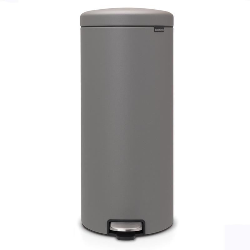 Brabantia Çöp Kutusu 30 litre Newicon Pedallı Beton Gri 119187 - 20BRA119187