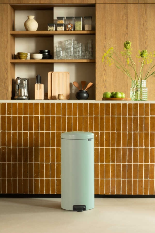 Brabantia Çöp Kutusu 30 litre Newicon Pedallı, Jade Green 233944 - 20BRA233944