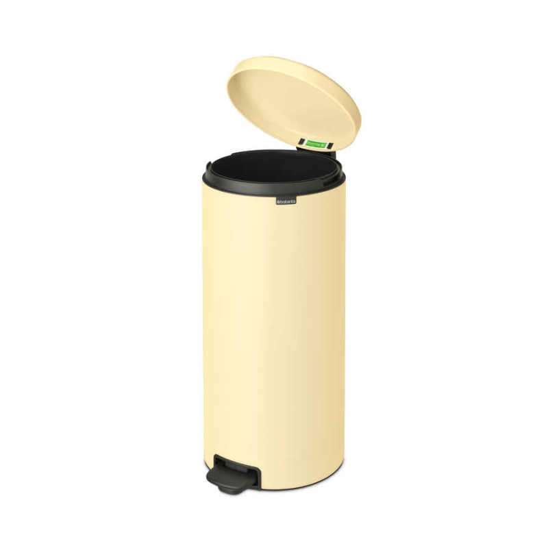 Brabantia Çöp Kutusu 30 litre Newicon Pedallı, Mellow Yellow 233845 - 20BRA233845