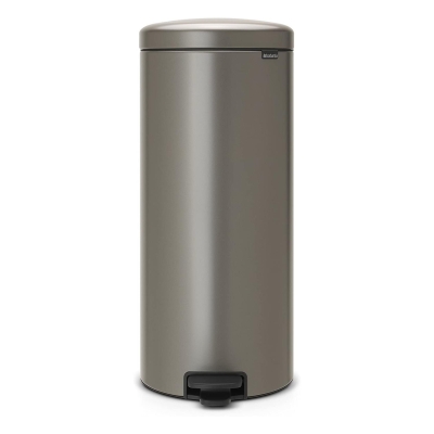 BRABANTIA - Brabantia Çöp Kutusu 30 litre Newicon Pedallı Platin 114441