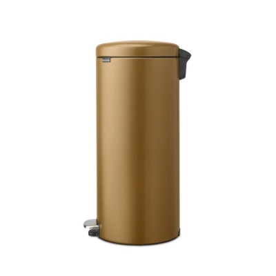 BRABANTIA - Brabantia Çöp Kutusu 30 litre Newicon Pedallı Warm Brass 238581