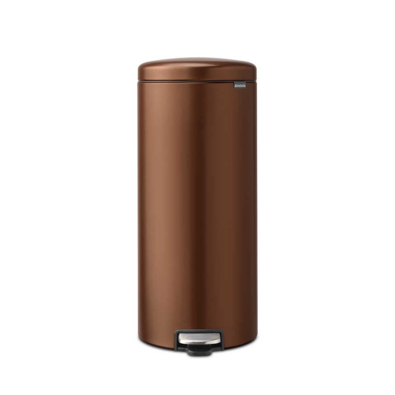Brabantia Çöp Kutusu 30 litre Newicon Pedallı, Warm Bronze 238789 - 20BRA238789