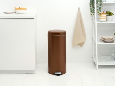 Brabantia Çöp Kutusu 30 litre Newicon Pedallı, Warm Bronze 238789 - Thumbnail 20BRA238789