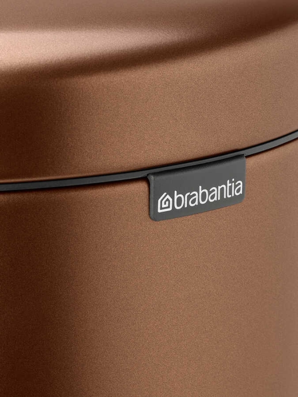 Brabantia Çöp Kutusu 30 litre Newicon Pedallı, Warm Bronze 238789 - 20BRA238789