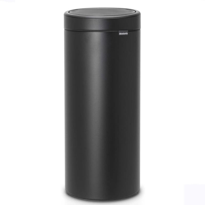 BRABANTIA - Brabantia Çöp Kutusu 30 litre Touch Bın New Dokunmatik Ayışığı Siyahı 128967 - 1