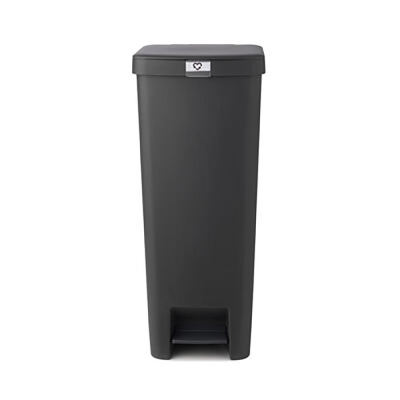 Brabantia Çöp Kutusu 40 litre Stepup Plastik Koyu Gri 800023 - Thumbnail 20BRA800023