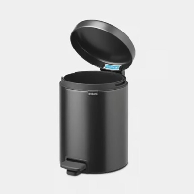 BRABANTIA - Brabantia Çöp Kutusu 5 litre Newicon Pedallı Confident Grey 233463 (1)