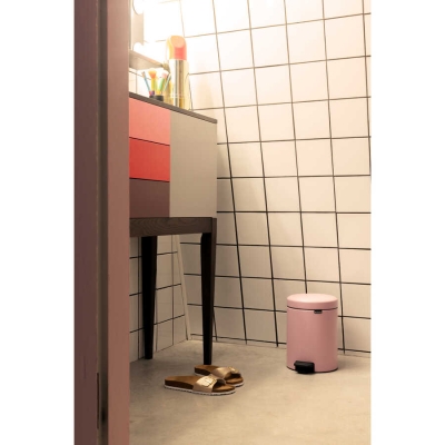 Brabantia Çöp Kutusu 5 litre Newicon Pedallı Mineral, Lilac Pink 255281 - Thumbnail 20BRA255281
