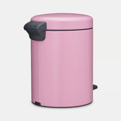 Brabantia Çöp Kutusu 5 litre Newicon Pedallı Mineral, Lilac Pink 255281 - Thumbnail 20BRA255281