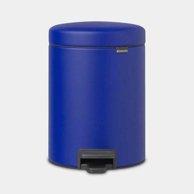 Brabantia Çöp Kutusu 5 litre Newicon Pedallı Mineral Powerful Blue 206849 - 20BRA206849