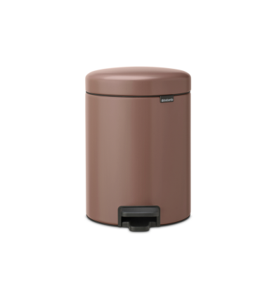 BRABANTIA - Brabantia Çöp Kutusu 5 litre Newicon Pedallı Satin Taupe 233982