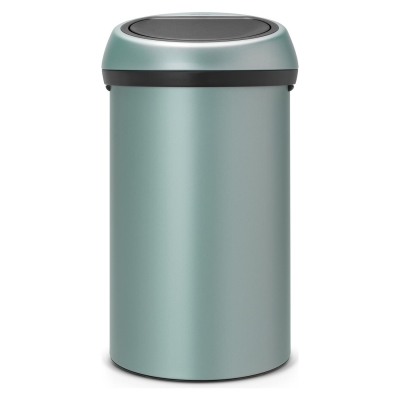 BRABANTIA - Brabantia Çöp Kutusu Büyük Boy 60 litre Touch Bın New Dokunmatik Mint Yeşili 402449