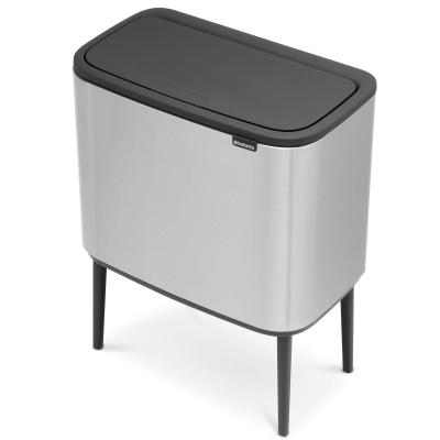 Brabantia Çöp Kutusu Bo Touch Bin 11+ 23 Lt Matt Steel 316227 - Thumbnail 20BRA316227