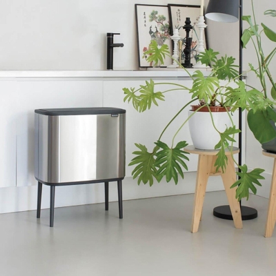 BRABANTIA - Brabantia Çöp Kutusu Bo Touch Bin 11+ 23 Lt Matt Steel 316227 