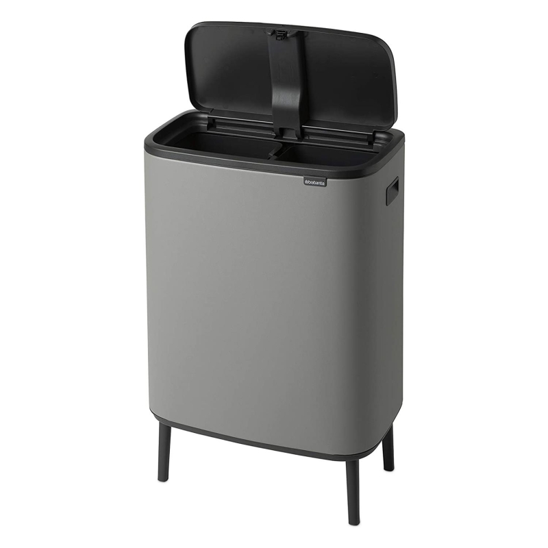 Brabantia Çöp Kutusu Bo Touch Bin Kapak 30+30 Lt Beton Gri 130663 - 20BRA130663