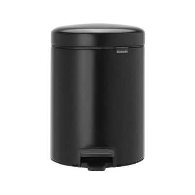 BRABANTIA - Brabantia Çöp Kutusu Newicon Pedallı 5 Lt Matt Siyah 112928 - 5