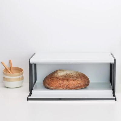 BRABANTIA - Brabantia Ekmek Saklama Kutusu Dikdörtgen Köşeli Beyaz 306006 (1)