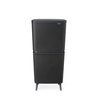 BRABANTIA - Brabantia Geri Dönüşüm Kutusu 20+25 litre Sort Up Recycle, Dark Grey 275067