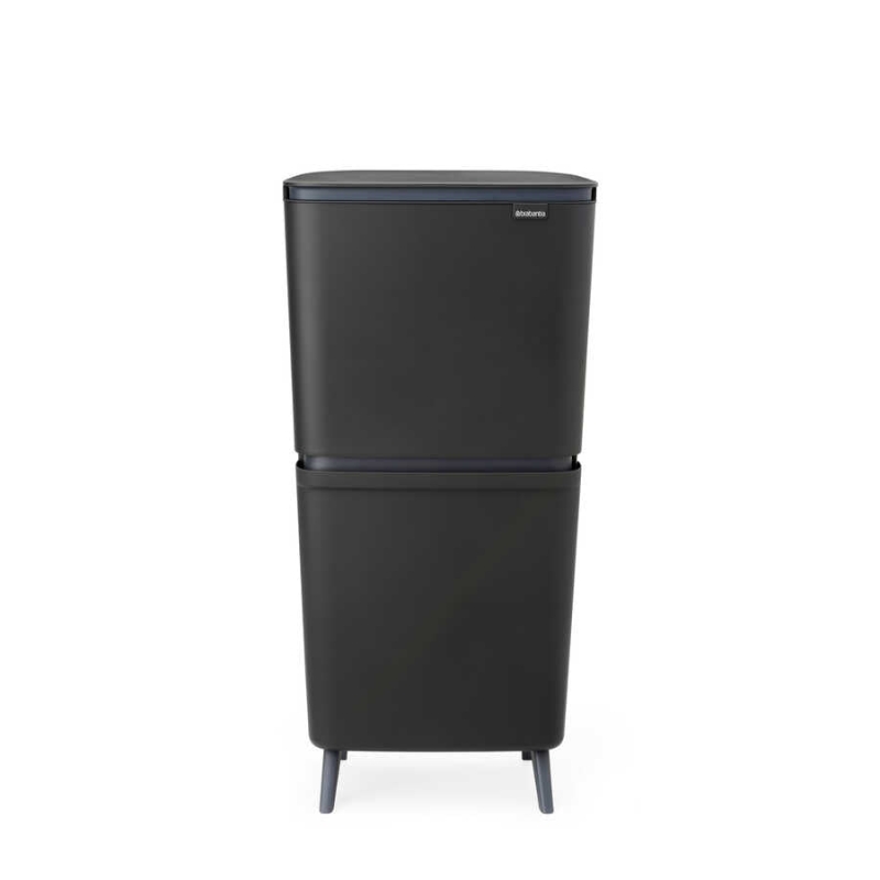 Brabantia Geri Dönüşüm Kutusu 20+25 litre Sort Up Recycle, Dark Grey 275067 - 20BRA275067