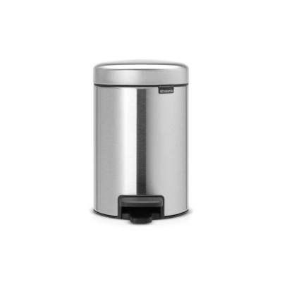 BRABANTIA - Brabantia Çöp Kutusu 3 lt Pedallı Newicon Fpp Mat Steel 112164 - 7
