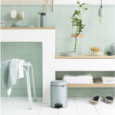 BRABANTIA - Brabantia Newicon Metallic Mint Pedallı Çöp Kutusu 3 lt
