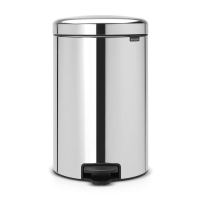BRABANTIA - Brabantia Çöp Kutusu 20 lt Pedallı Parlak Paslanmaz Çelik 113987