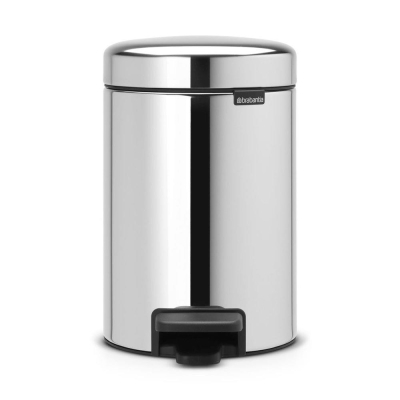 BRABANTIA - Brabantia Çöp Kutusu 3 lt Pedallı Parlak Paslanmaz Çelik 113147