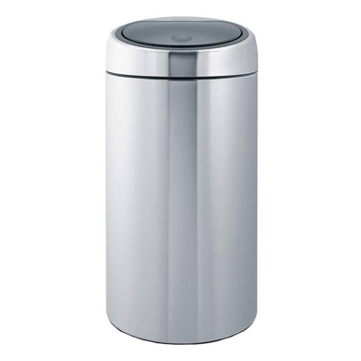 BRABANTIA - Brabantia Çöp Kutusu 45 lt Dokunmatik Touch Bin Mat Steel 390845