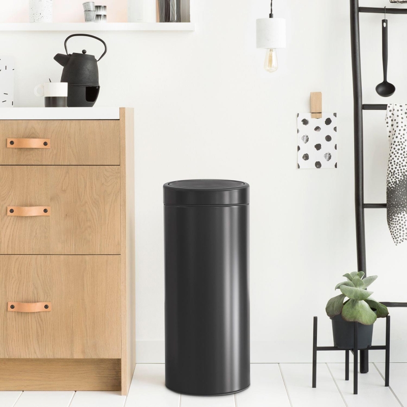 Brabantia Çöp Kutusu 30 lt Dokunmatik Touch Bin New Siyah 115301 - 20BRA115301