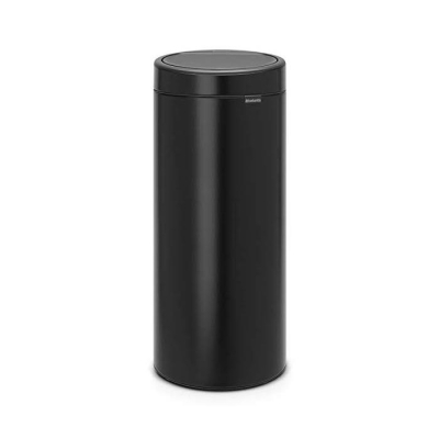 BRABANTIA - Brabantia Çöp Kutusu 30 lt Dokunmatik Touch Bin New Siyah 115301 