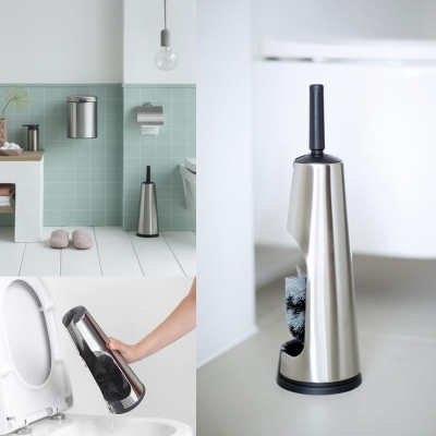 BRABANTIA - Brabantia Tuvalet Fırçası Parlak Çelik 414640 (1)