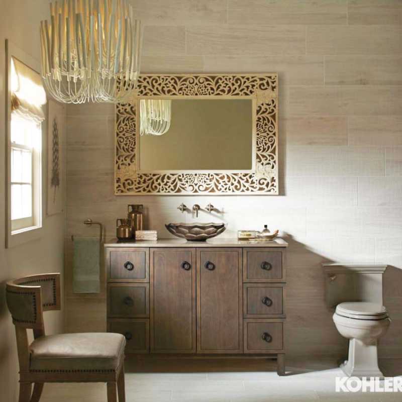 Kohler Lavabo Briolette Cam Çanak Translucent Doe - 10KOH2373-TG3