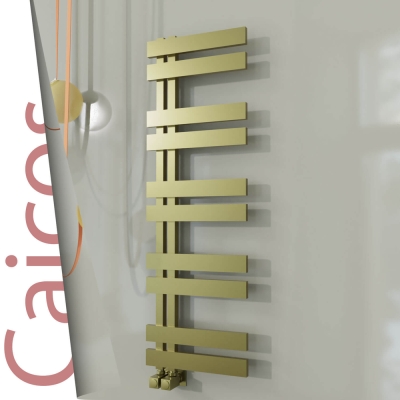 Radiva - CAICOS Paslanmaz Çelik Havlupan 500x1260 Satine Altın