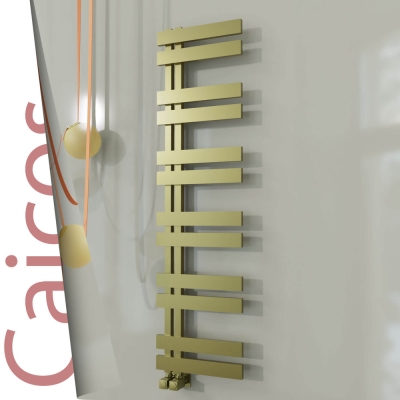 Radiva - CAICOS Paslanmaz Çelik Havlupan 600x1530 Satine Altın