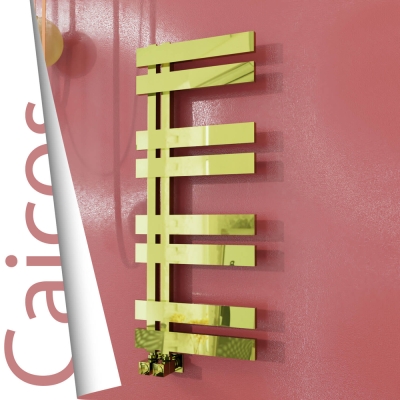 Radiva - CAICOS Paslanmaz Çelik Havlupan 600x990 Altın