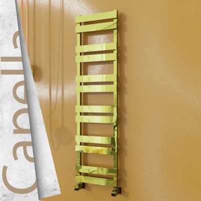 Radiva - CAPELLA Paslanmaz Çelik Havlupan 400x1530 Altın (1)