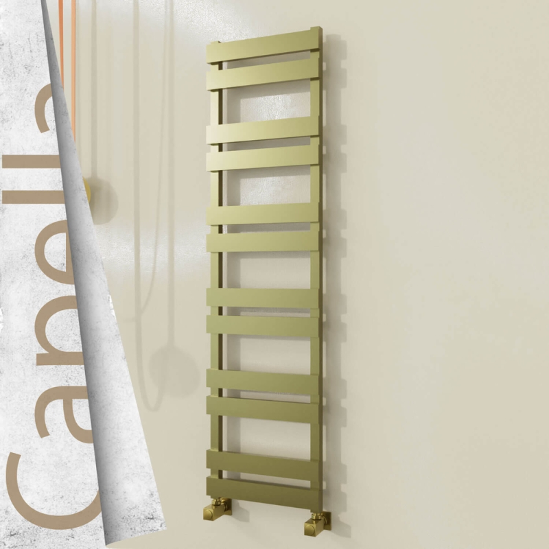 CAPELLA Paslanmaz Çelik Havlupan 400x1530 Satine Altın - 1CAP04001530K2SS