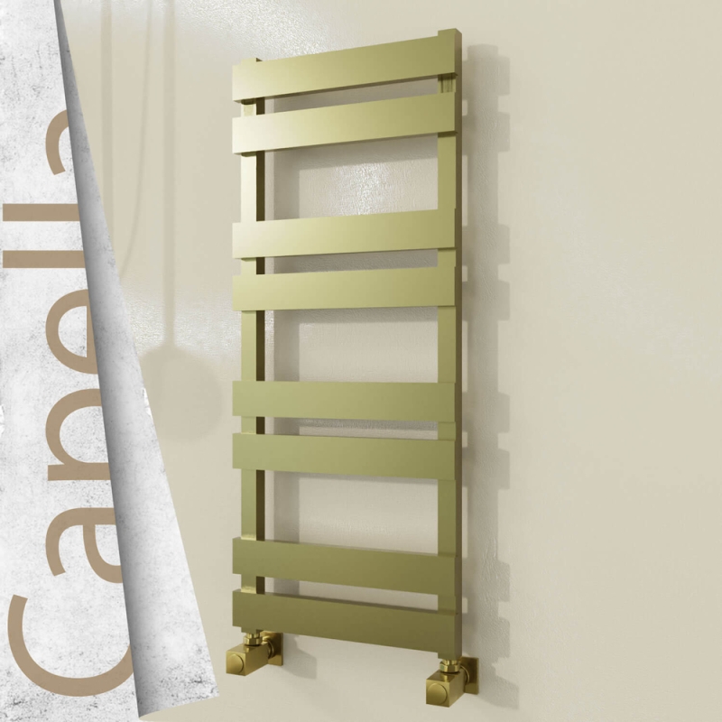 CAPELLA Paslanmaz Çelik Havlupan 400x990 Satine Altın - 1CAP04000990K2SS