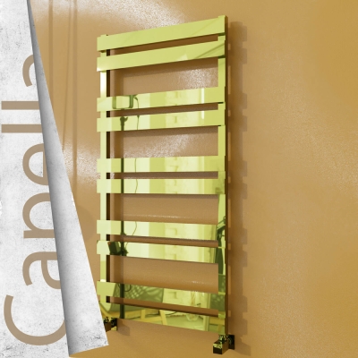 Radiva - CAPELLA Paslanmaz Çelik Havlupan 600x1260 Altın (1)