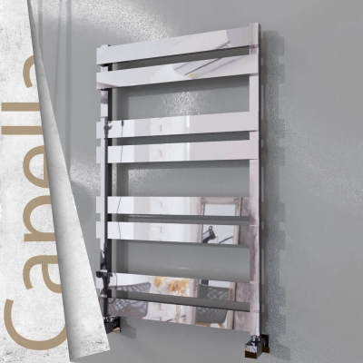 Radiva - CAPELLA Paslanmaz Çelik Havlupan 600x990 Ayna Polisaj