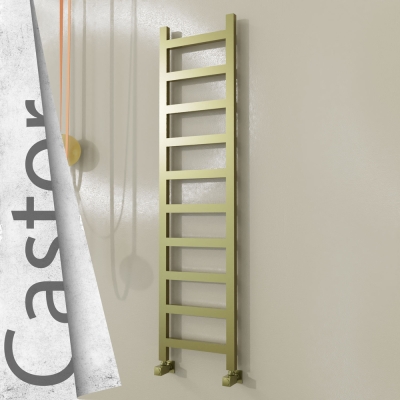 Radiva - CASTOR Paslanmaz Çelik Havlupan 400x1620 Satine Altın