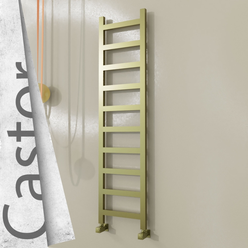 CASTOR Paslanmaz Çelik Havlupan 400x1620 Satine Altın - 1CAS04001620K2SS