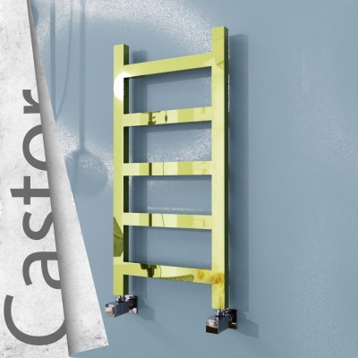 Radiva - CASTOR Paslanmaz Çelik Havlupan 400x820 Altın - 500