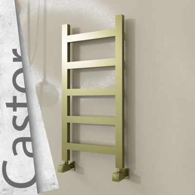 Radiva - CASTOR Paslanmaz Çelik Havlupan 400x820 Satine Altın