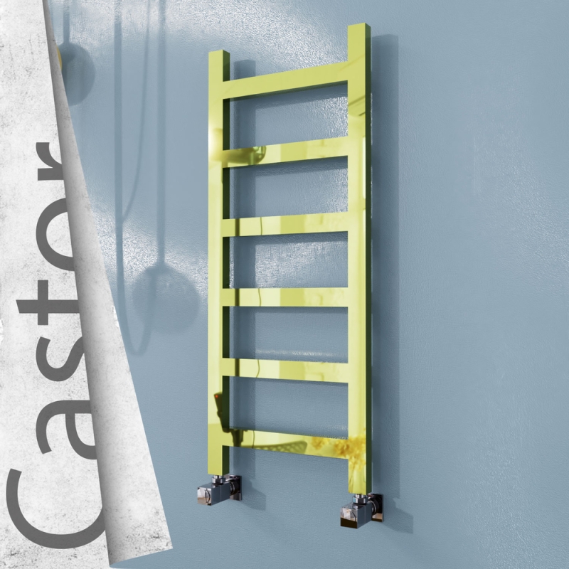 CASTOR Paslanmaz Çelik Havlupan 400x980 Altın - 1CAS04000980K2PS