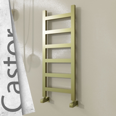 Radiva - CASTOR Paslanmaz Çelik Havlupan 400x980 Satine Altın