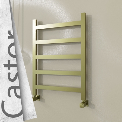 Radiva - CASTOR Paslanmaz Çelik Havlupan 600x820 Satine Altın